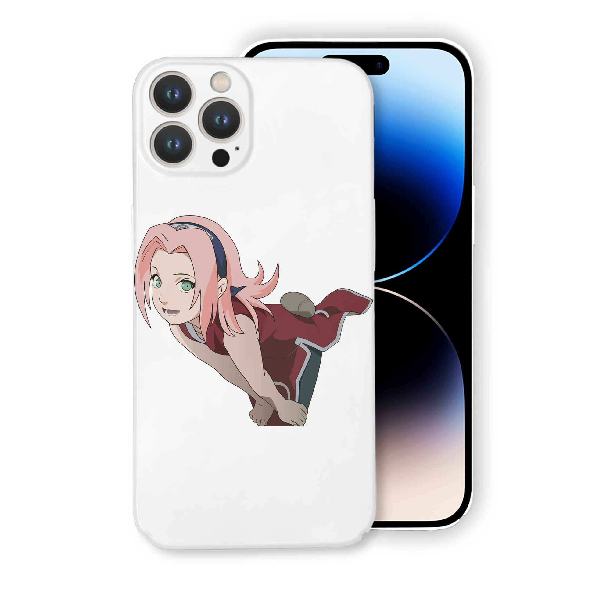 （画像用） NARUTO -ナルト- 春野サクラ Haruno Sakura 【iPhone 14シリーズ対応】ハードケース